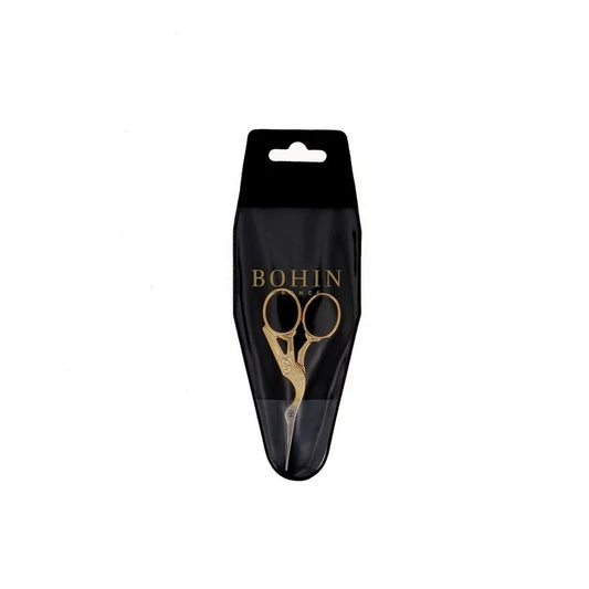 Stork Embroidery Scissors - Gold