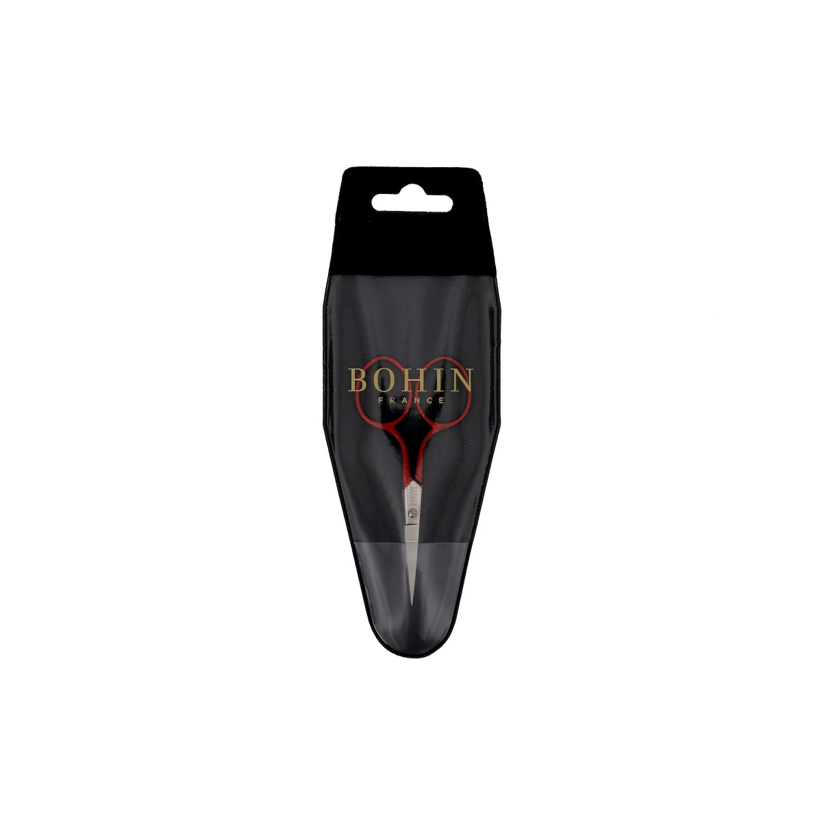 Mini Embroidery Scissors "Soft Touch" - Red 3.5"