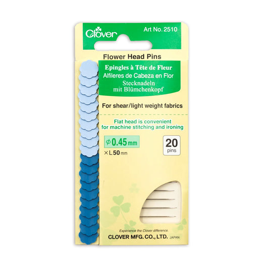 Flower Head Pins Fine (Card)