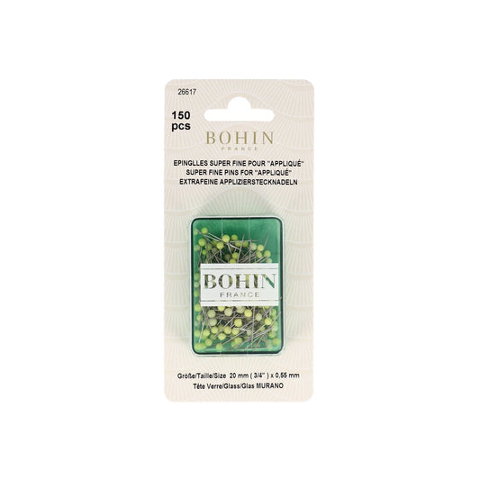 Super Fine Glass Head Pins for Applique 0.55mm