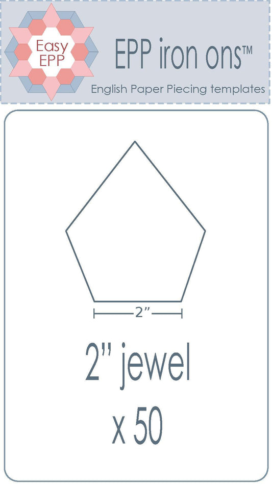 2" Jewel x 50 EPP Iron-ons - Hugs 'n Kisses