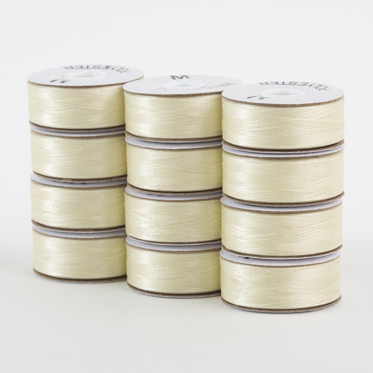 Super Bobs Poly 72pk M-Style #651 Ivory