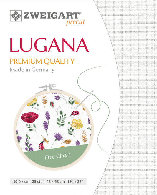 3508 | Precut Zweigart Easy Count Grid Lugana 25 ct