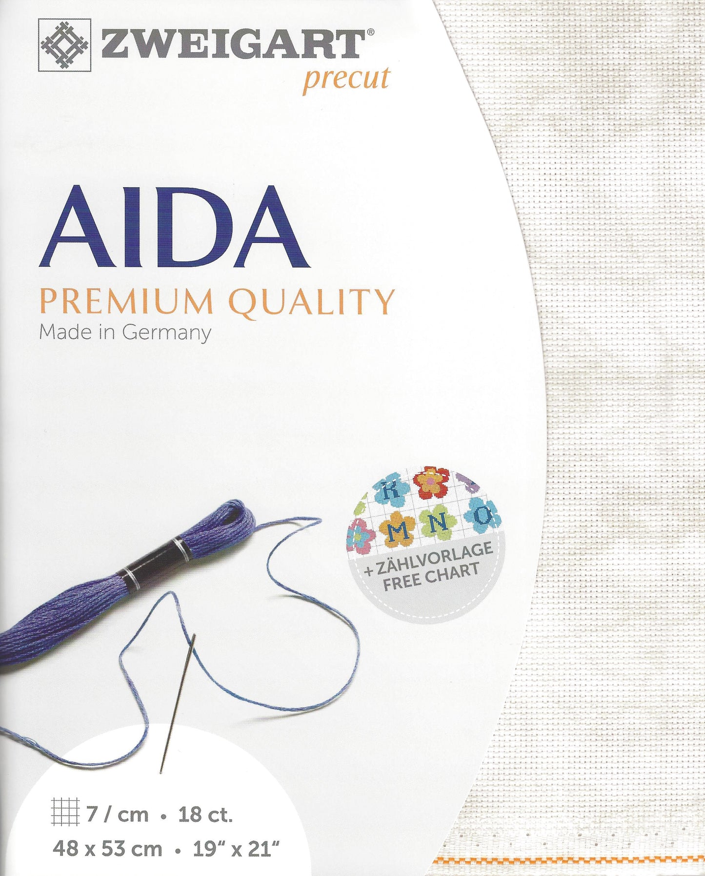 3793 | Precut Fine AIDA Vintage 18 ct