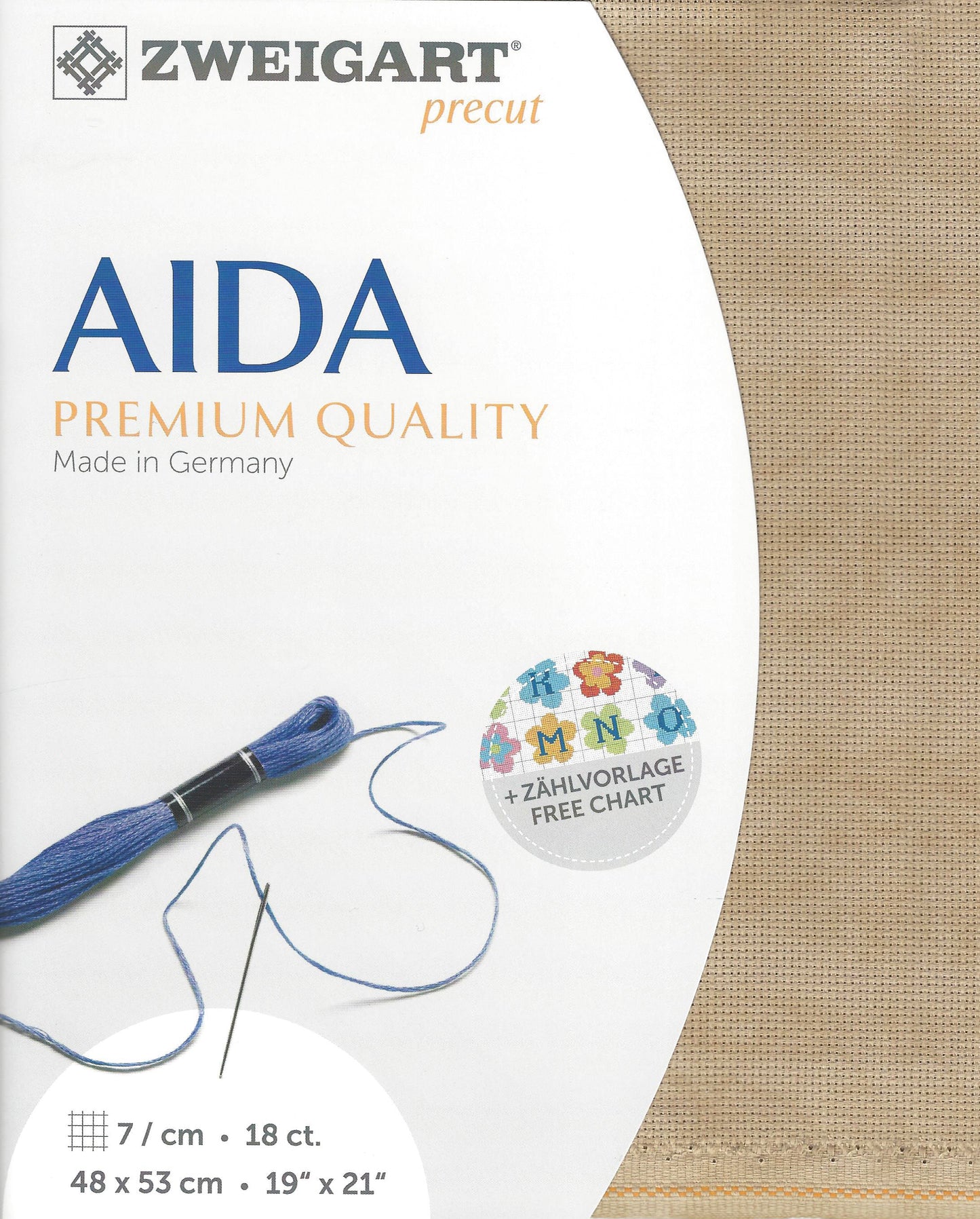 3793 | Precut Fine AIDA Vintage 18 ct