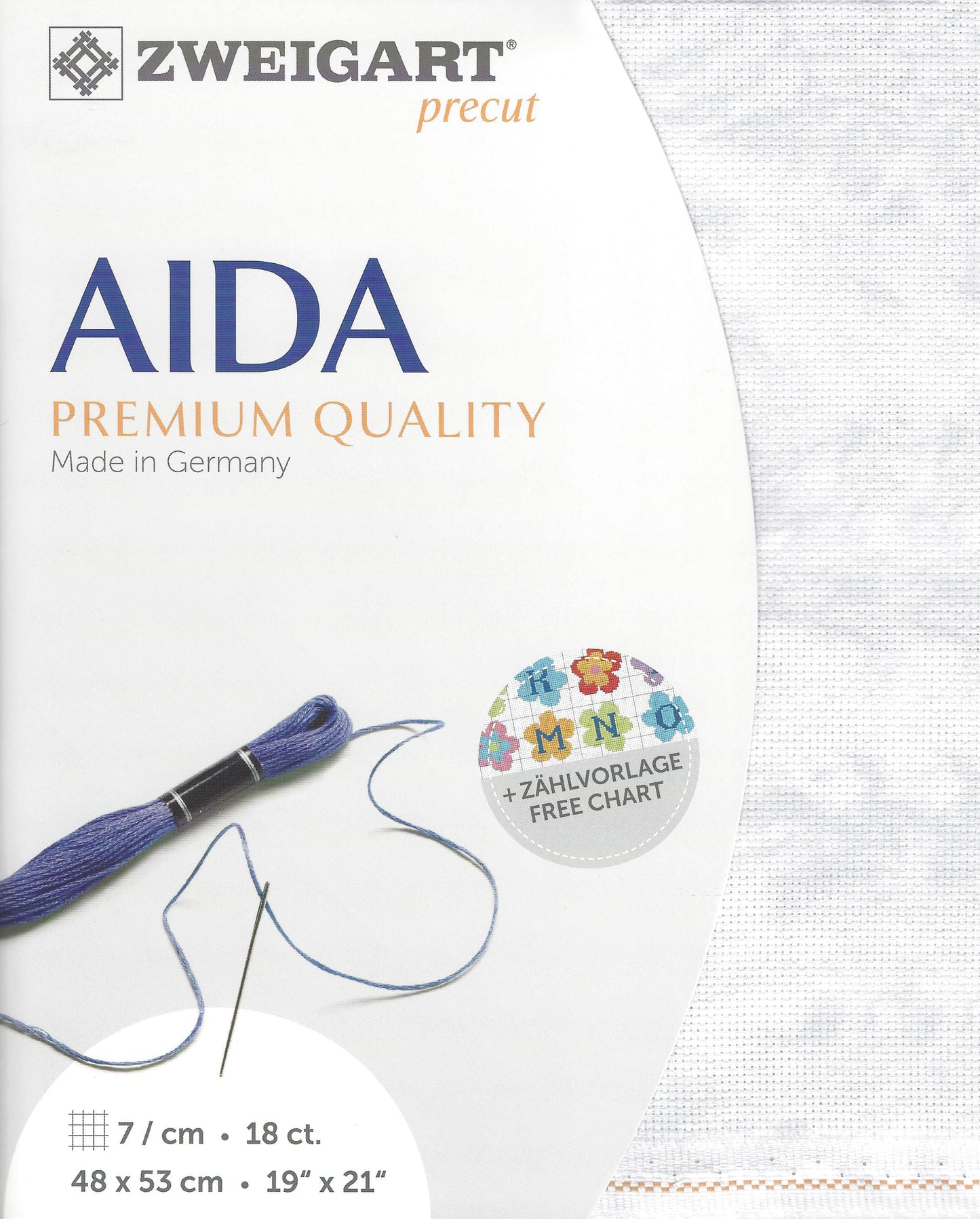 3793 | Precut Fine AIDA Vintage 18 ct