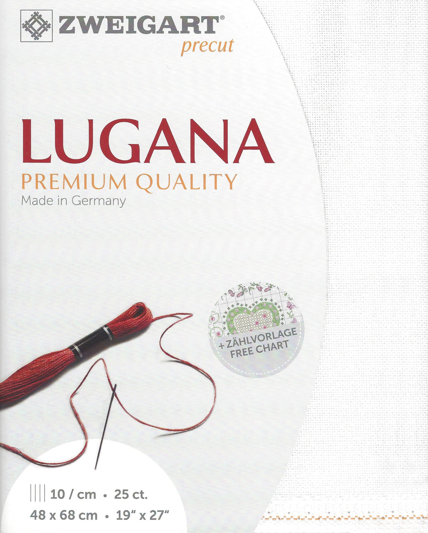 3835 | Precut Lugana 25 ct