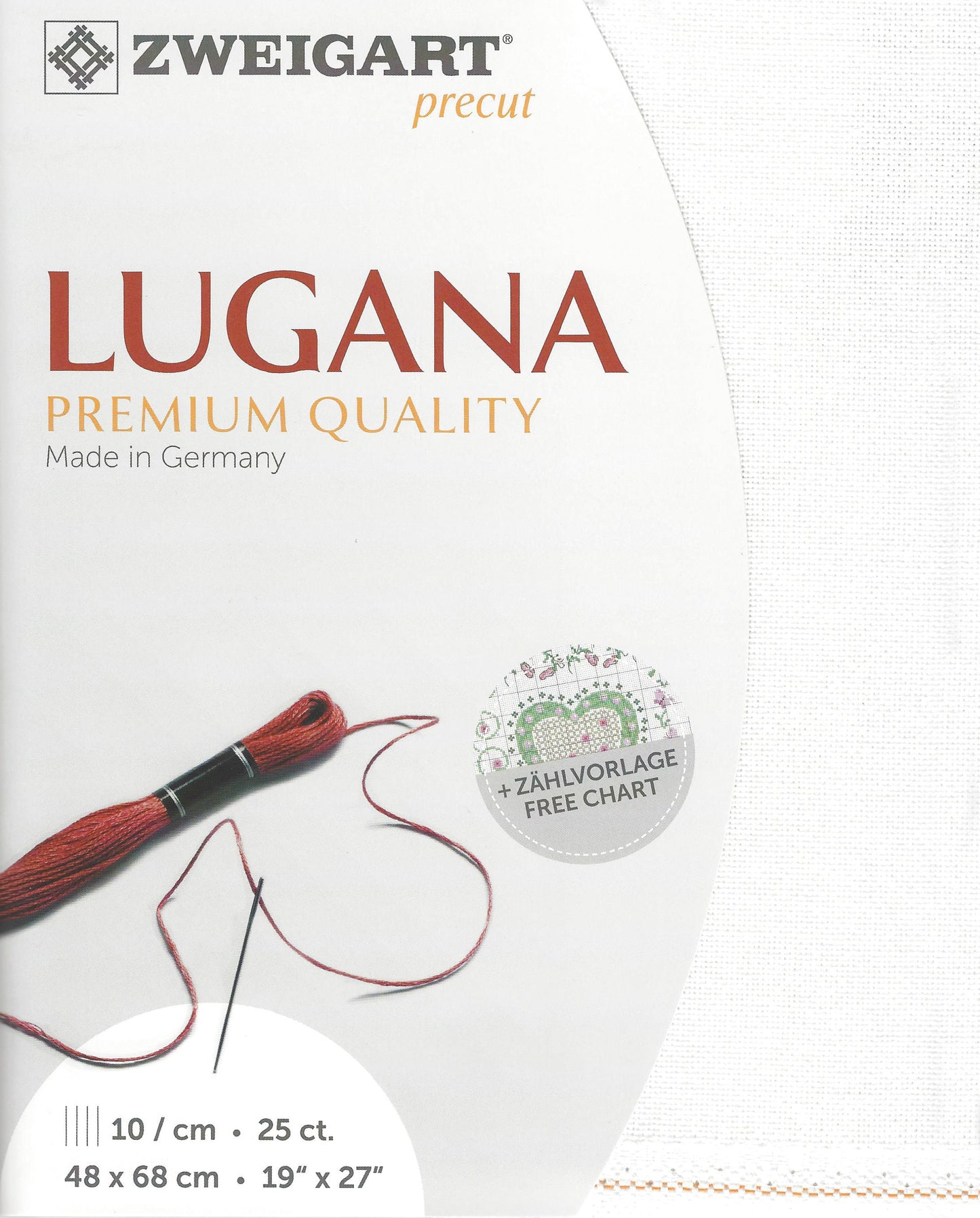 3835 | Precut Lugana 25 ct