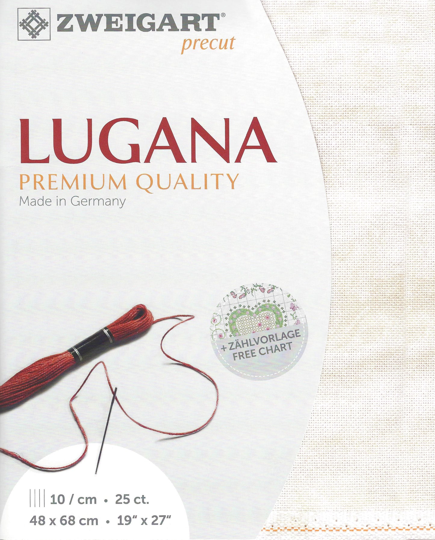 3835 | Precut Lugana Vintage 25 ct