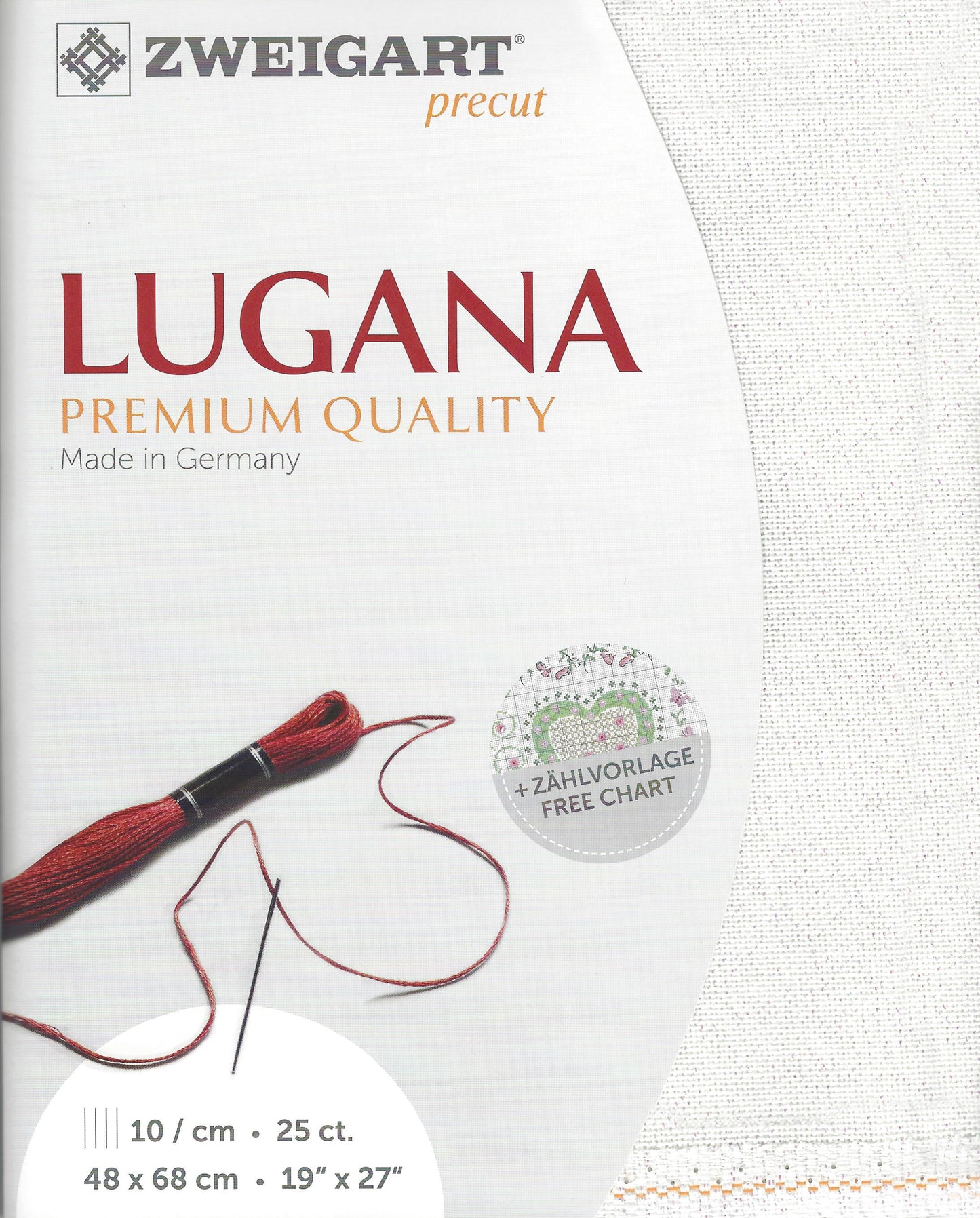 3835 | Precut Lugana 25 ct