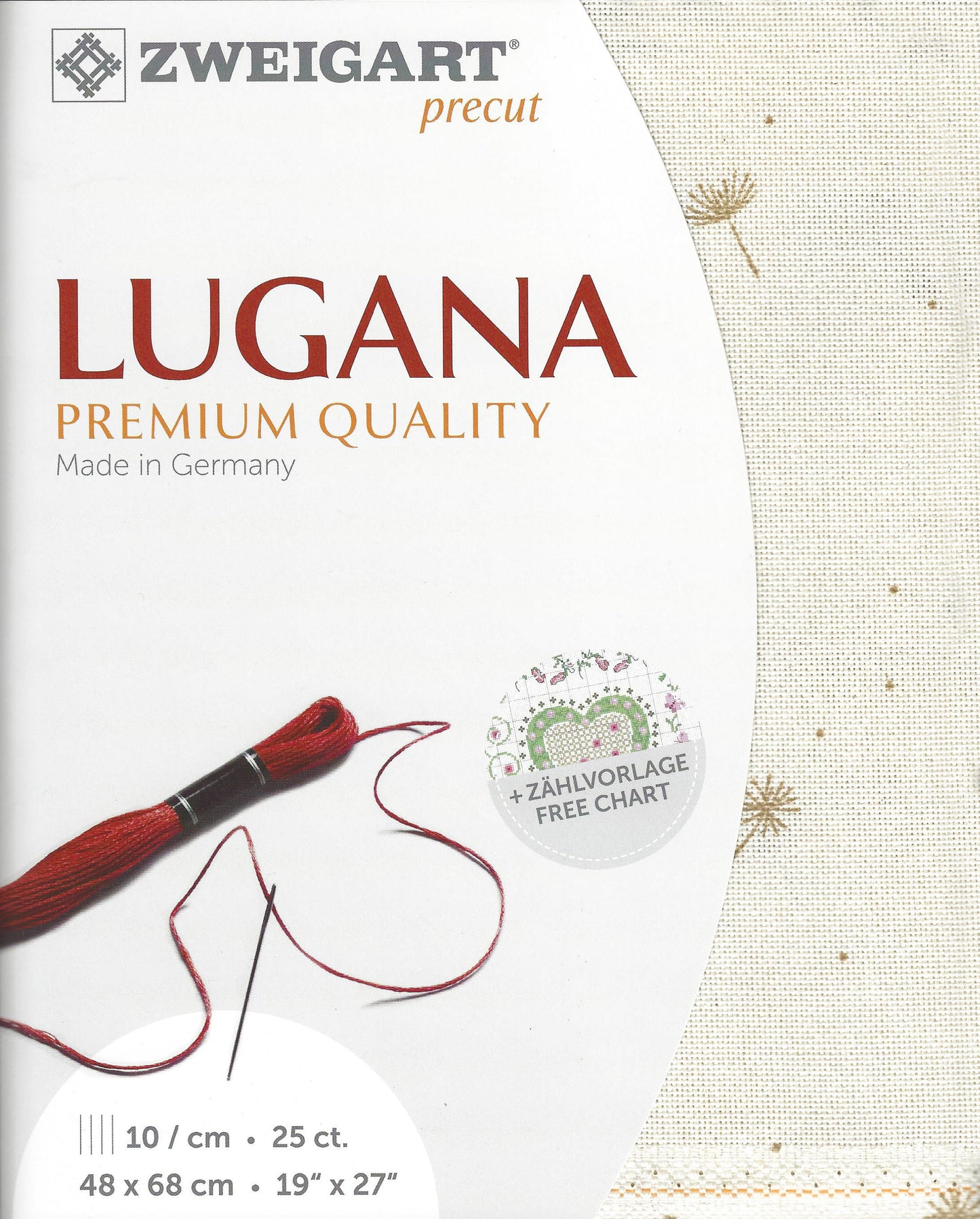 3835 | Precut Lugana Wish 25 ct