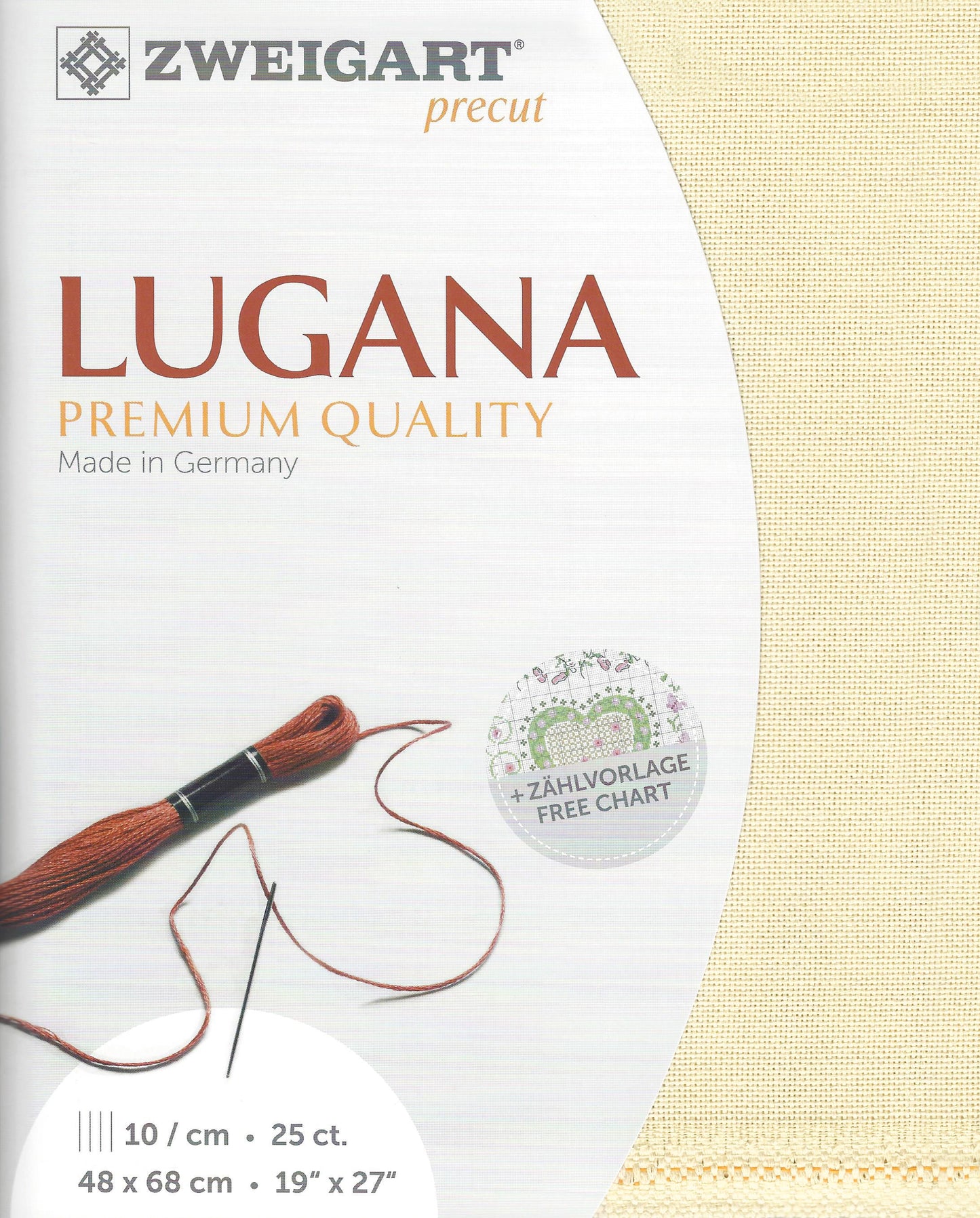 3835 | Precut Lugana 25 ct