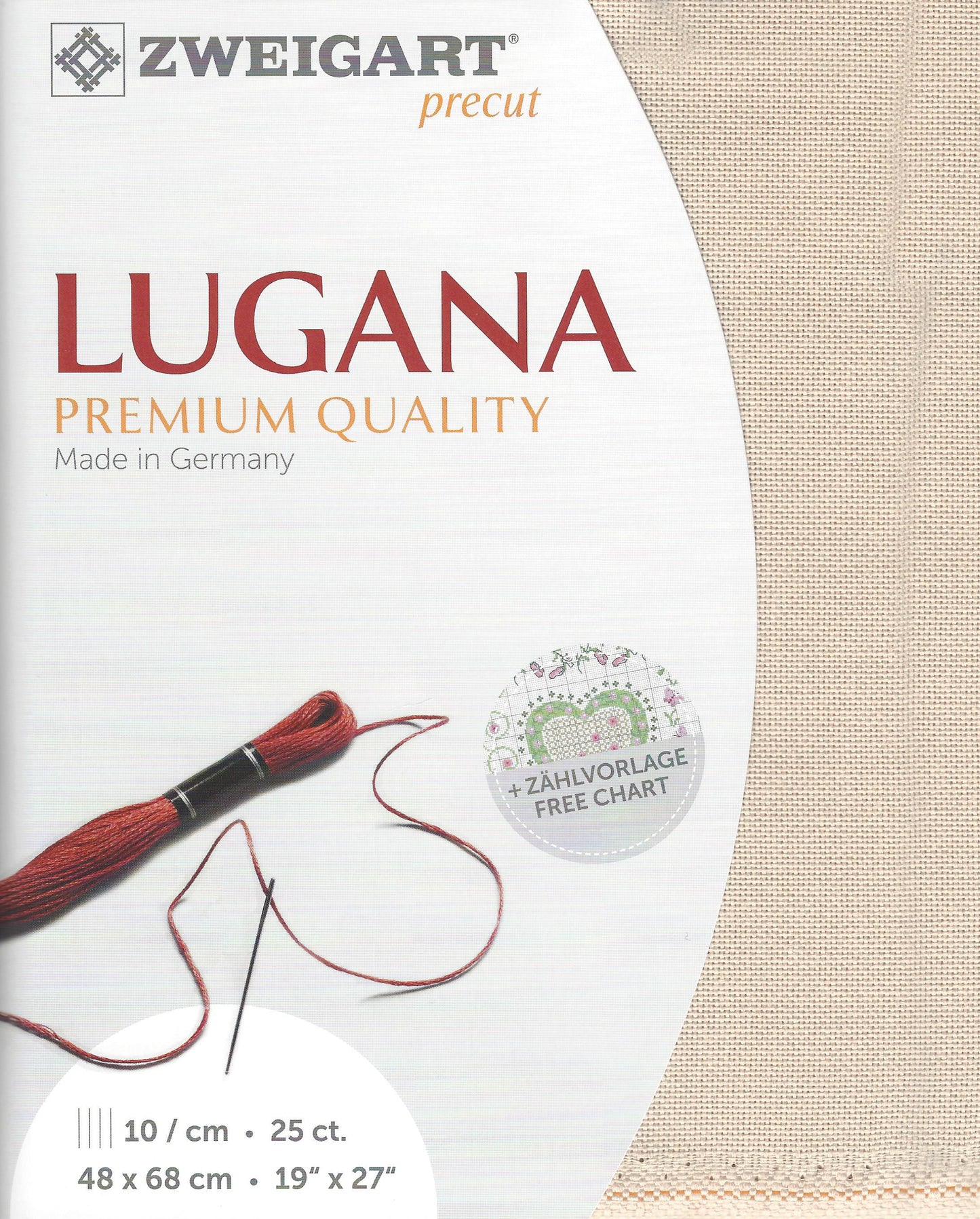 3835 | Precut Lugana 25 ct