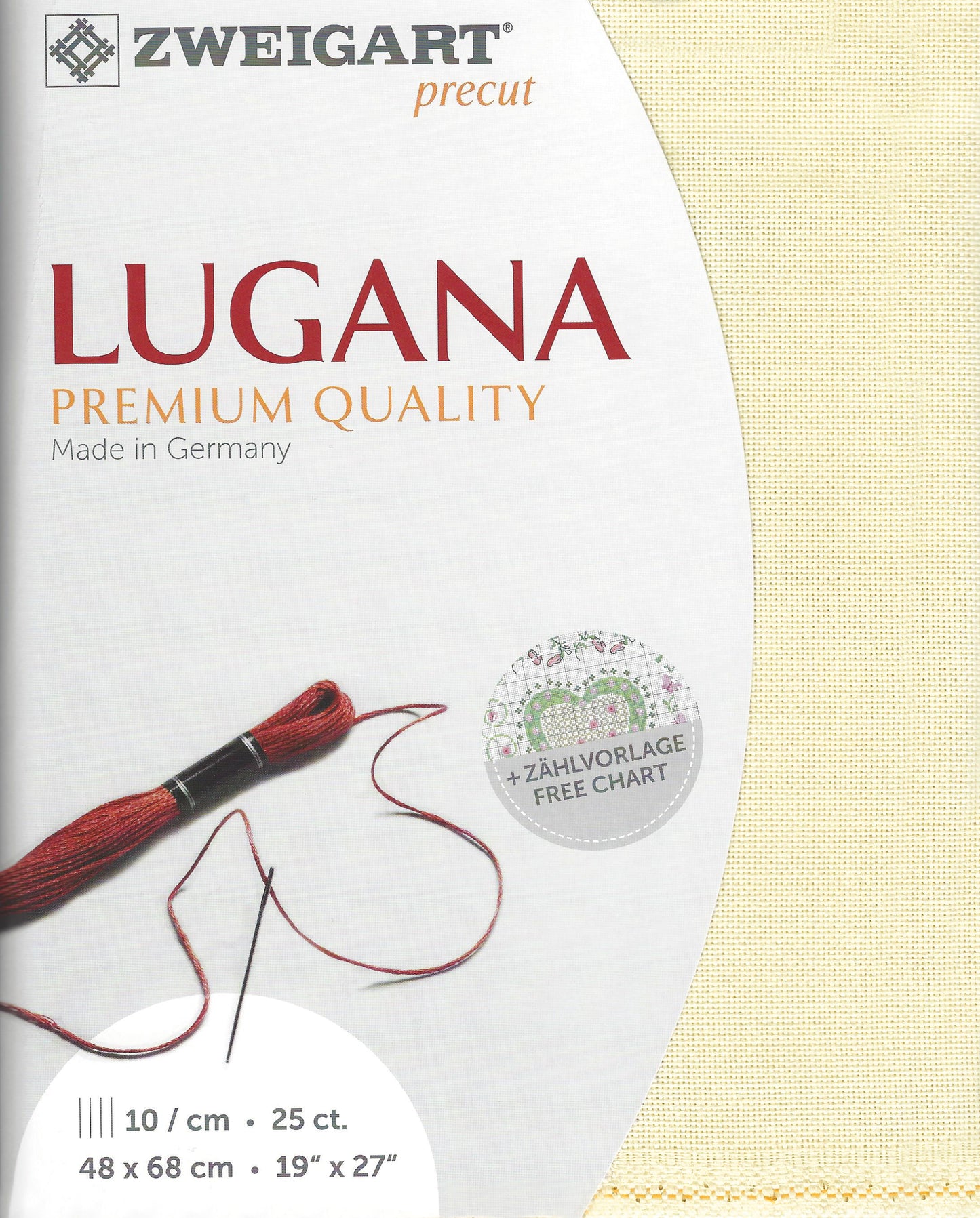 3835 | Precut Lugana 25 ct