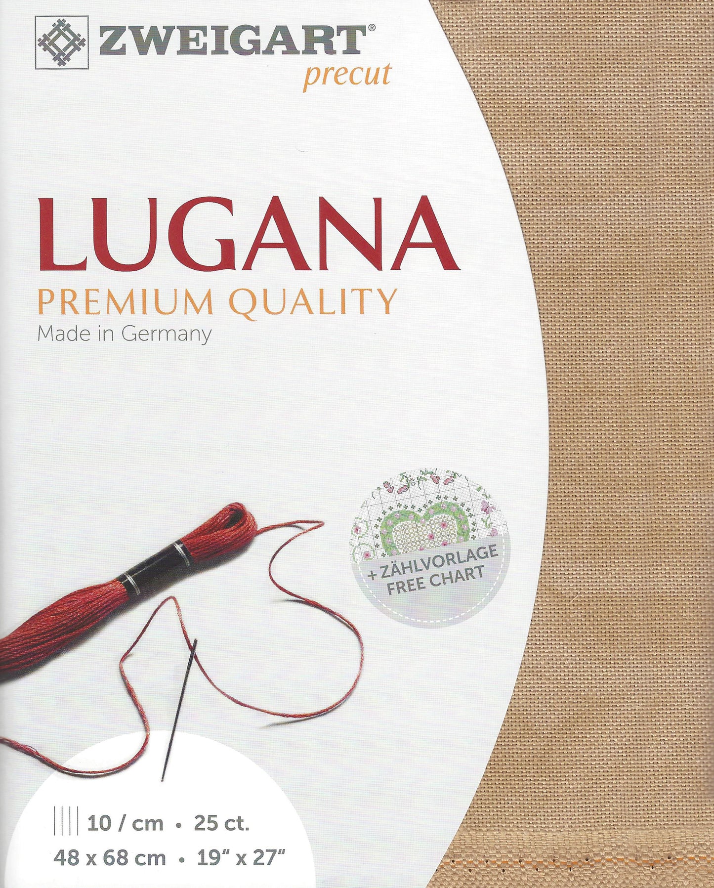 3835 | Precut Lugana Vintage 25 ct