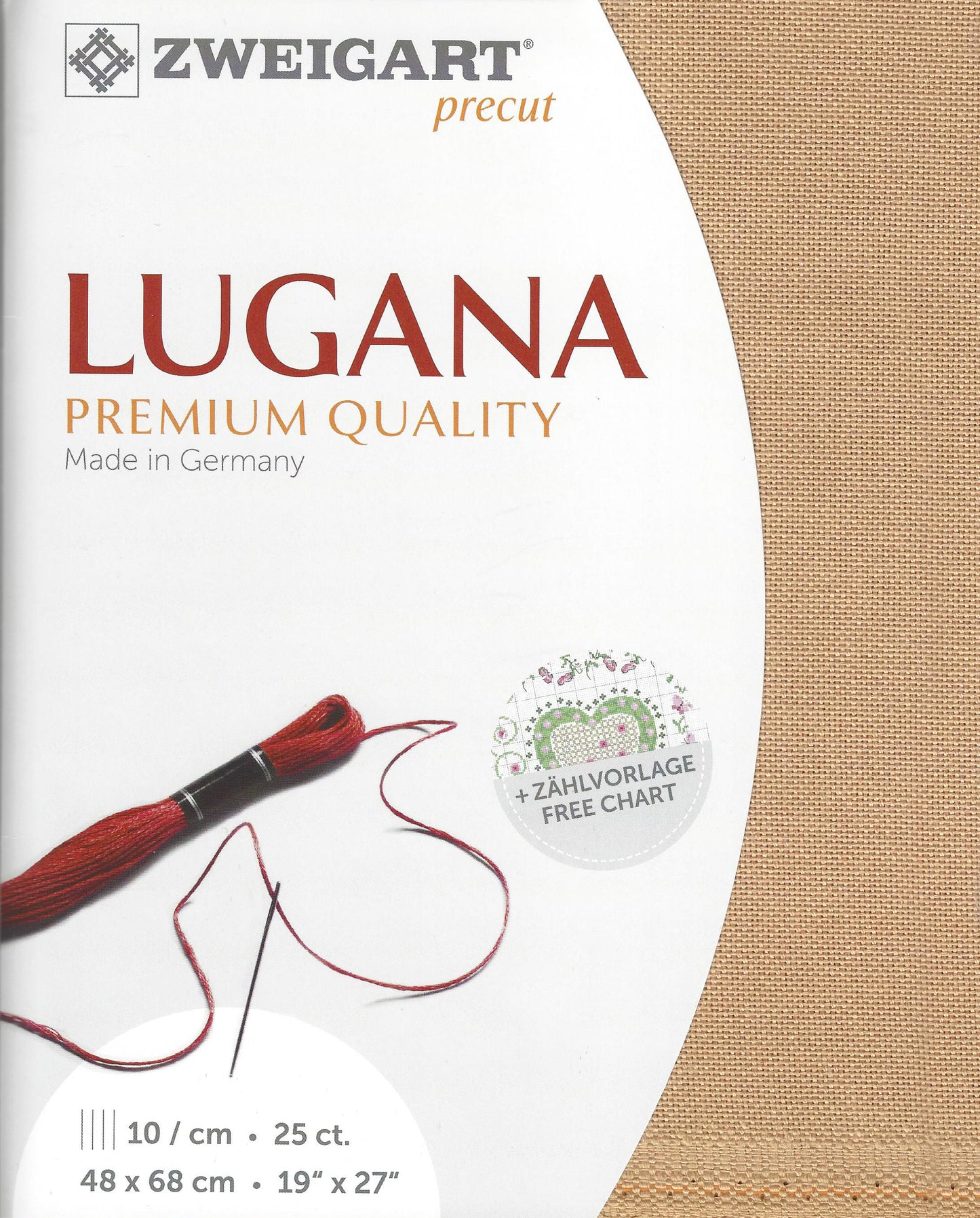 3835 | Precut Lugana 25 ct