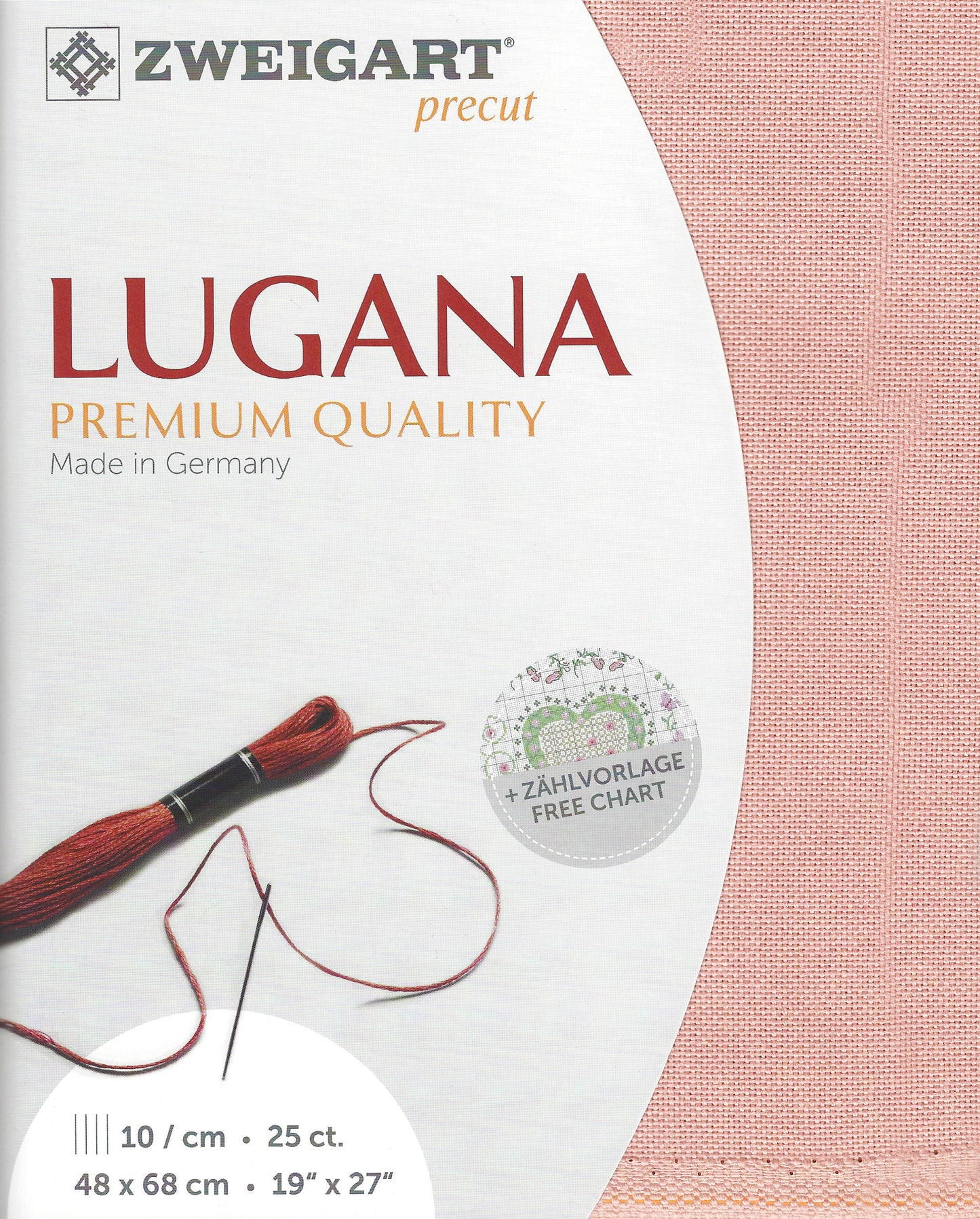 3835 | Precut Lugana 25 ct