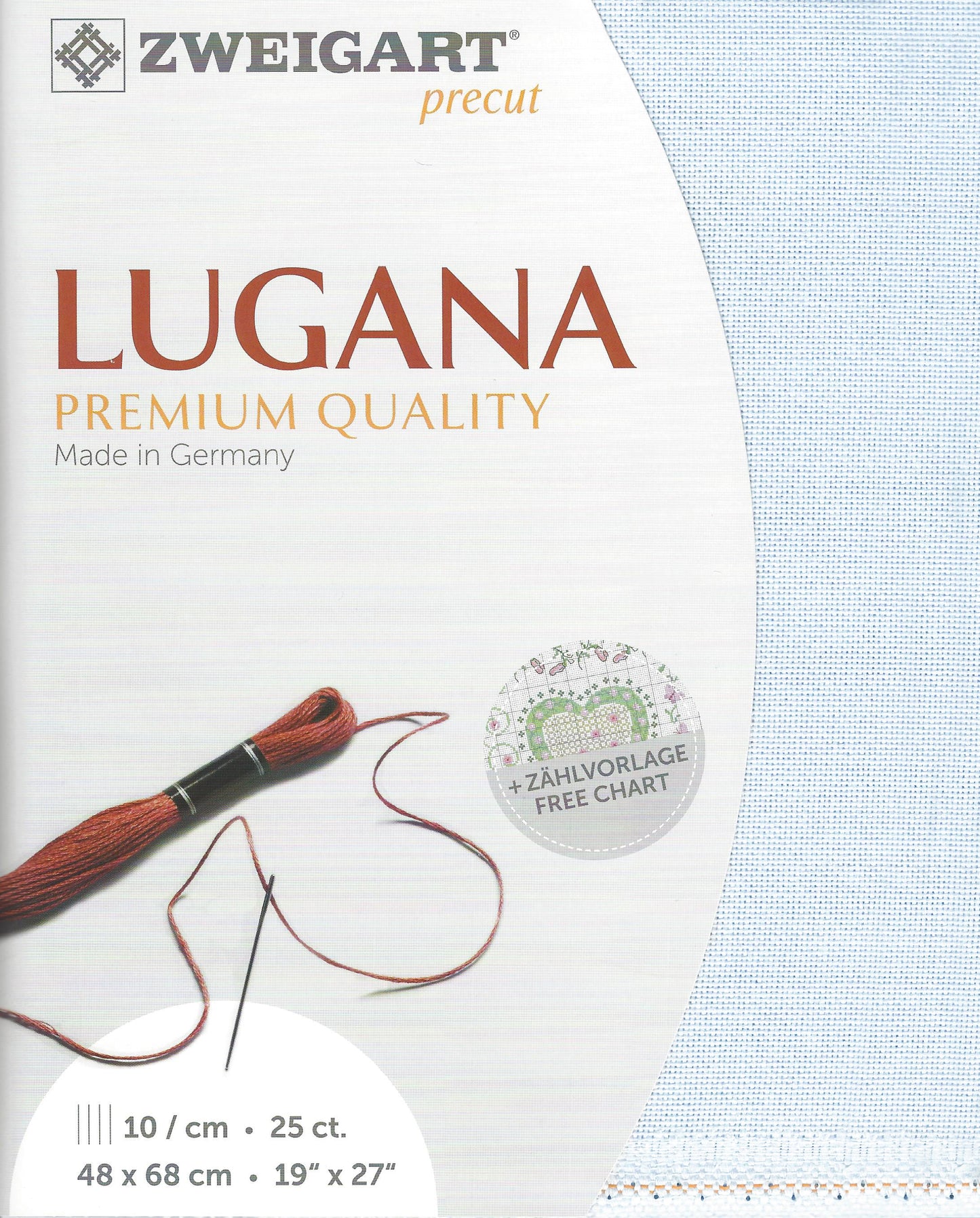 3835 | Precut Lugana 25 ct