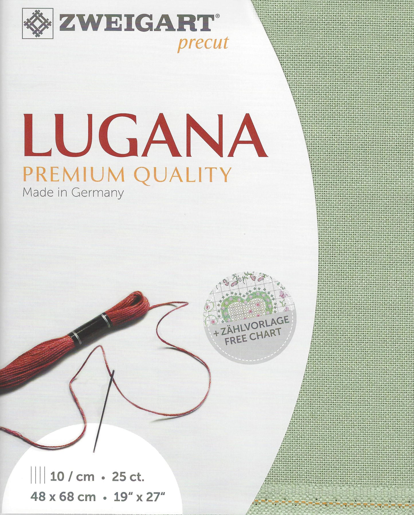 3835 | Precut Lugana 25 ct