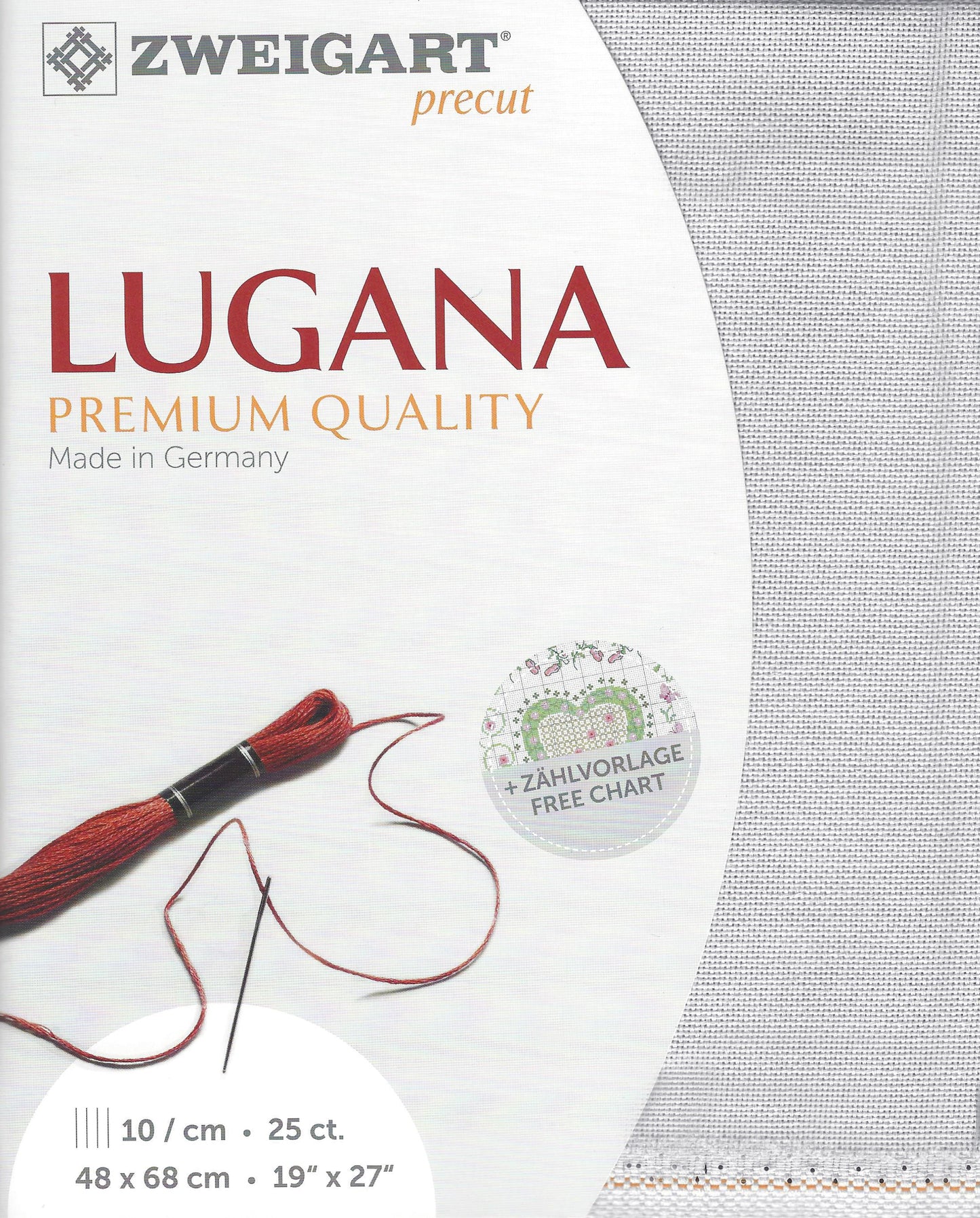 3835 | Precut Lugana 25 ct
