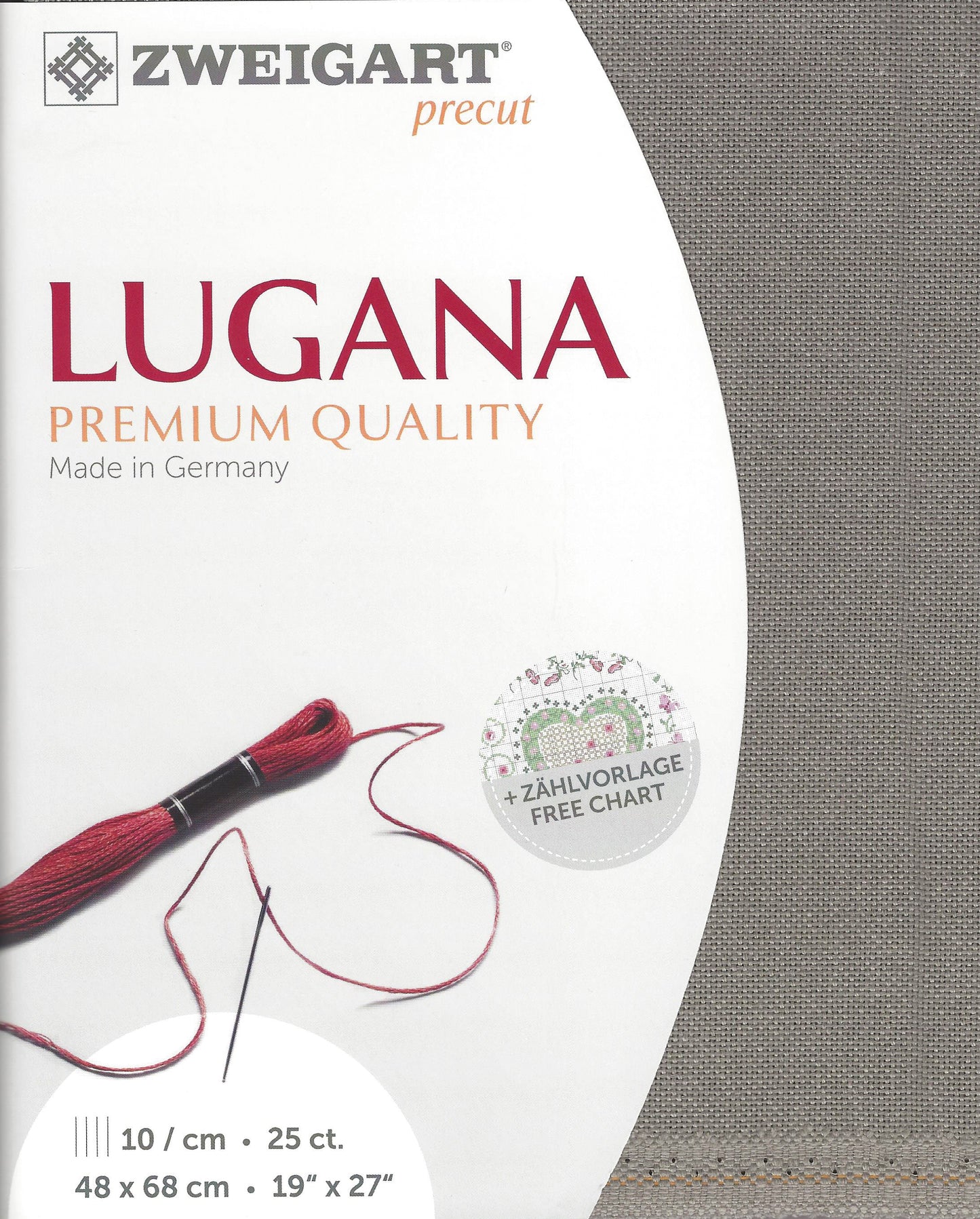 3835 | Precut Lugana 25 ct