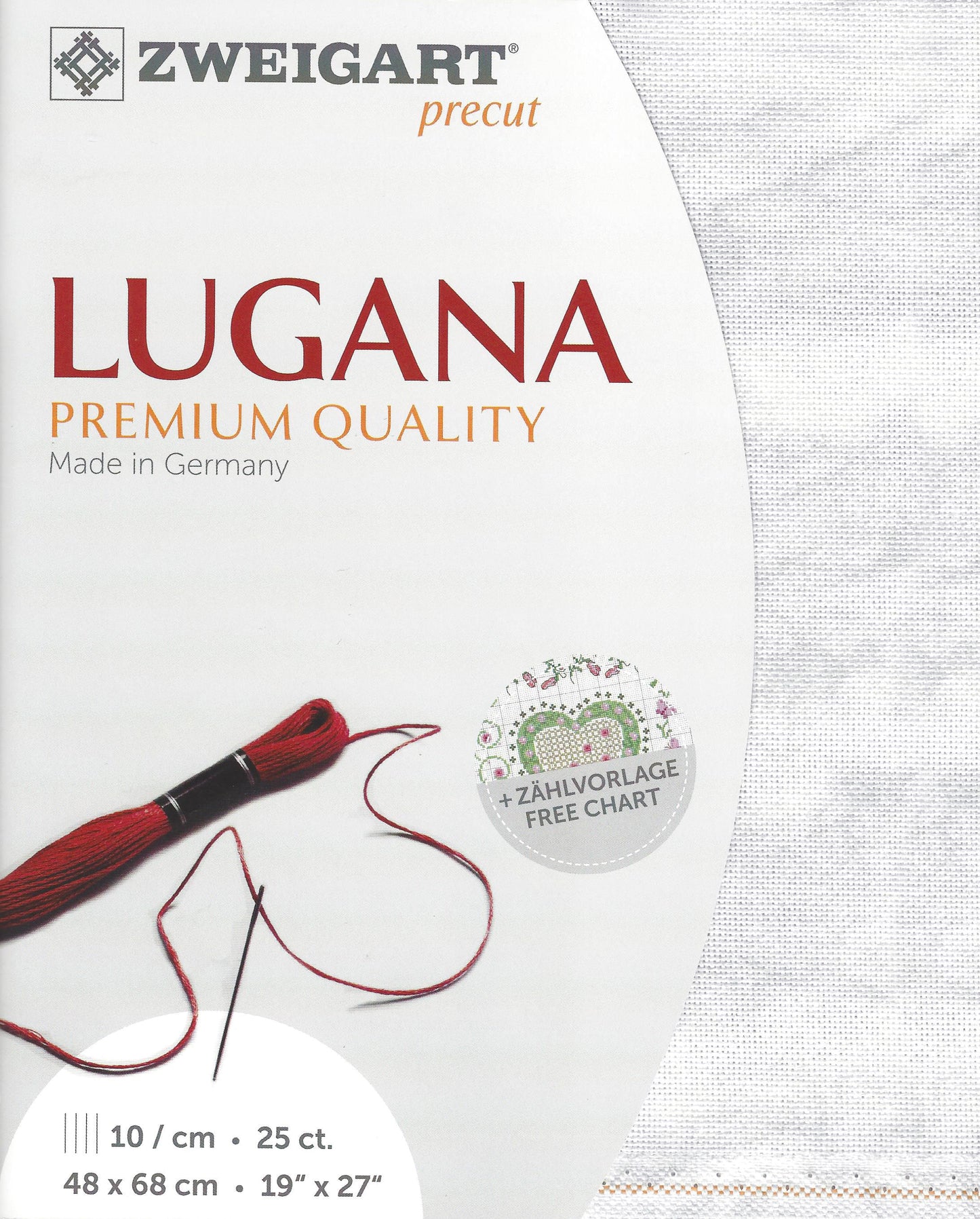 3835 | Precut Lugana Vintage 25 ct