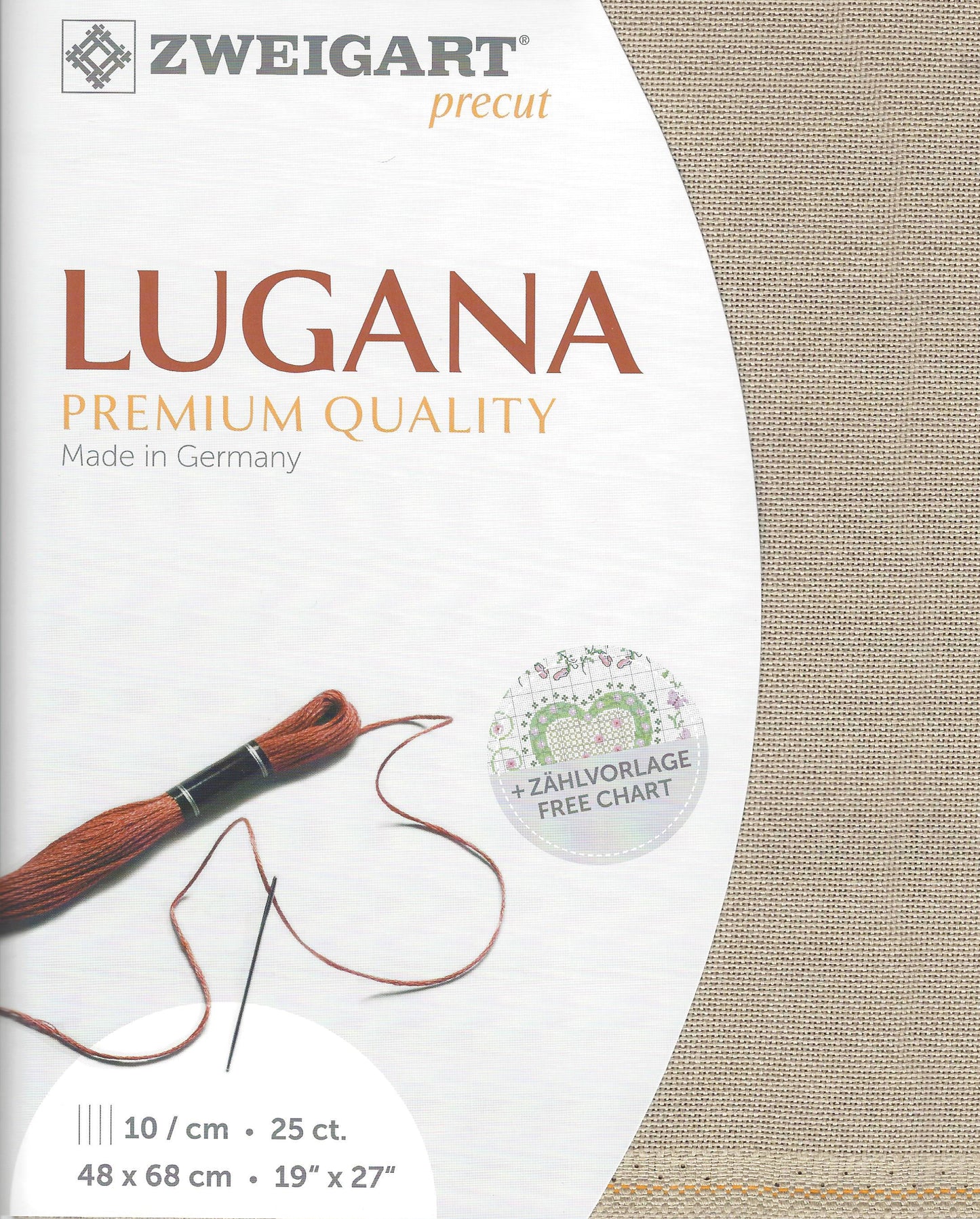 3835 | Precut Lugana 25 ct
