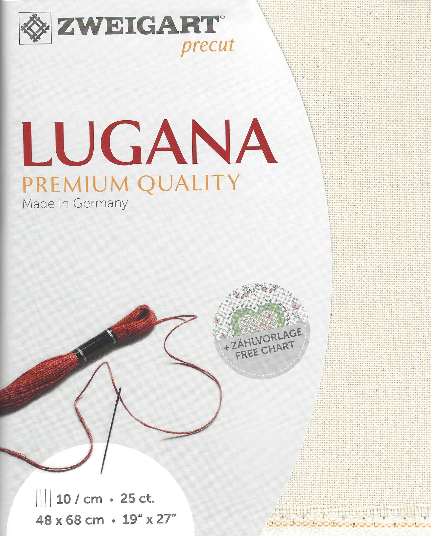 3835 | Precut Lugana 25 ct