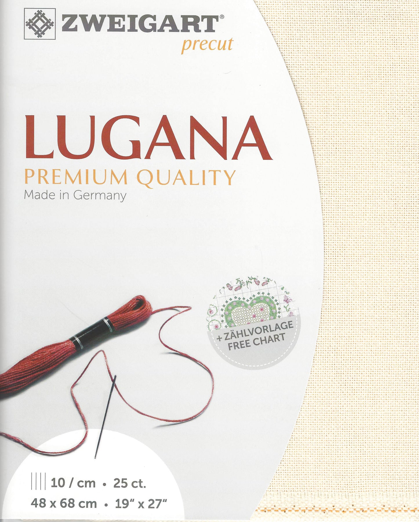 3835 | Precut Lugana 25 ct