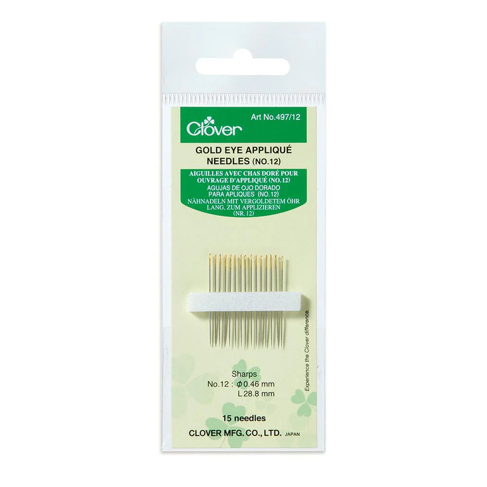 Gold Eye Applique Needles