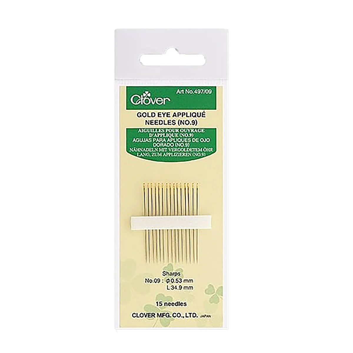 Gold Eye Applique Needles