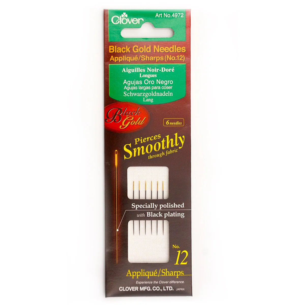 Black Gold Hand Sewing Needles (Applique/Sharps)