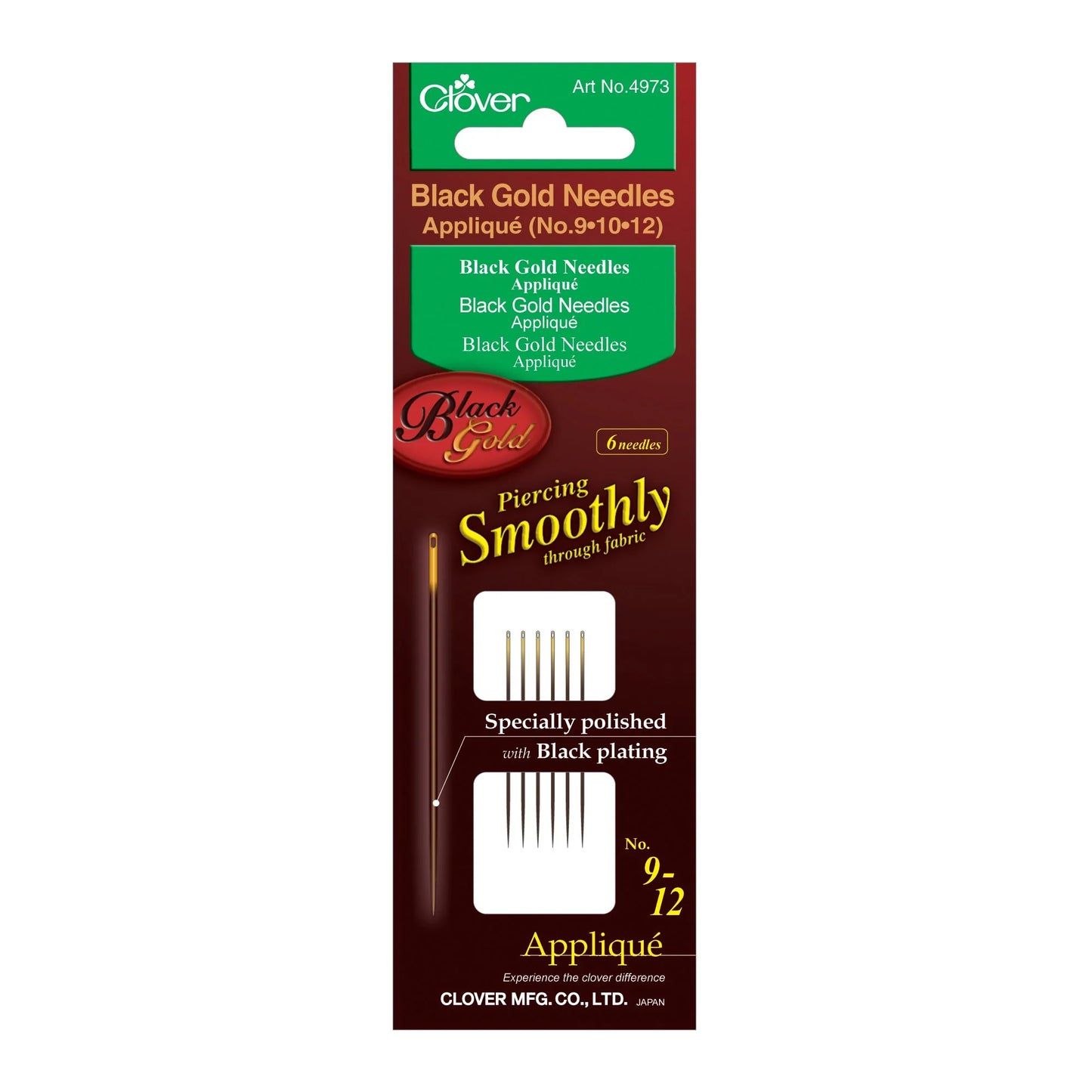 Black Gold Hand Sewing Needles (Applique/Sharps)
