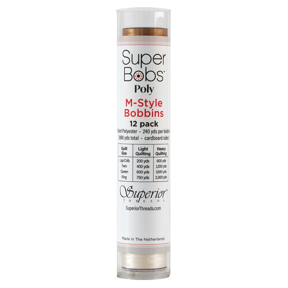 Super Bobs Multicolor Poly 12 pk M-Style Neutral