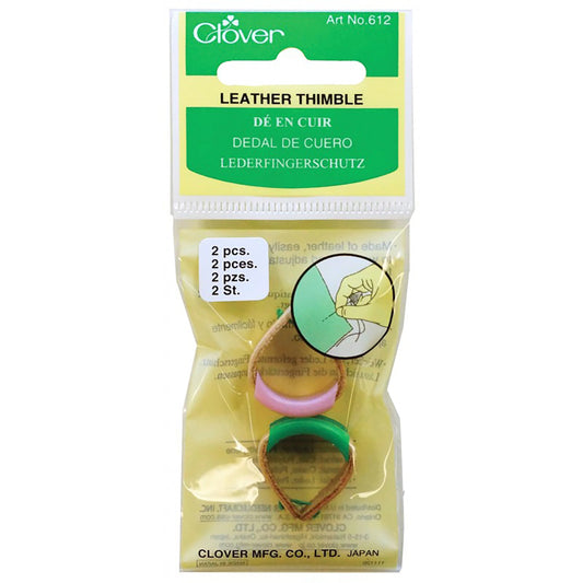 Leather Thimbles (2 ea)