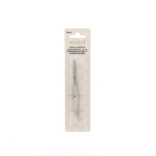 Scissors Tweezers - Straight Blade 5"