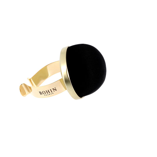 Pincushion - Black with Metal Bracelet