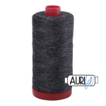 12 wt Lana Wool small spool - 8083 Dark Grey Melange