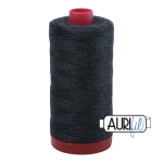 12 wt Lana Wool small spool - 8090 Dark Green Melange