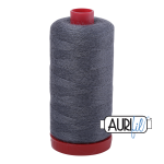 12 wt Lana Wool small spool - 8615 Graphite Blue