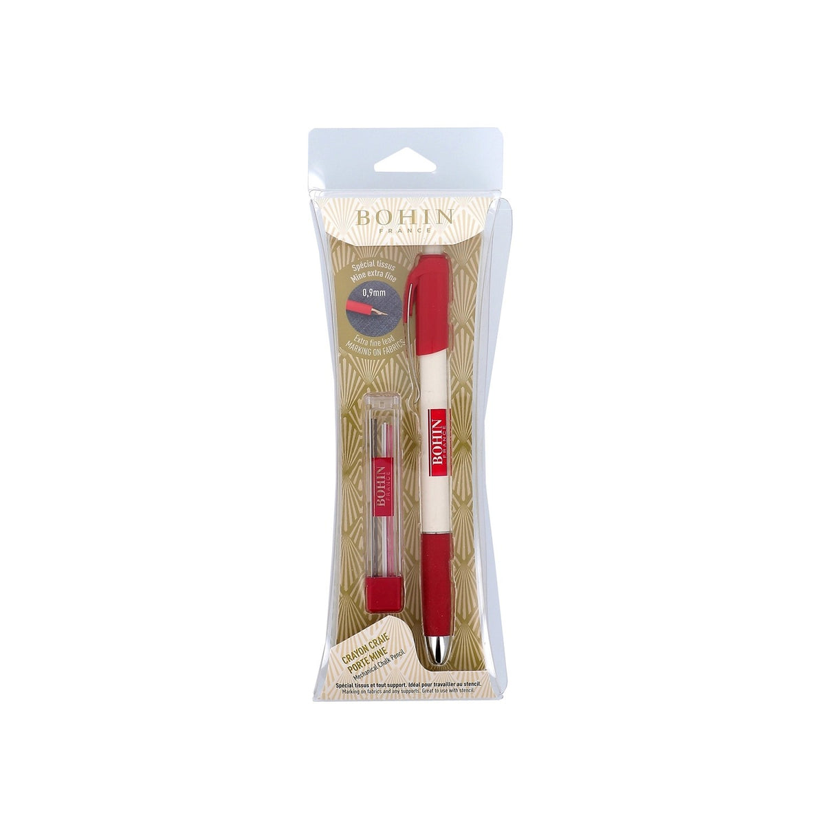 Chalk Pencil and Refill 0.9mm - 3 Colours