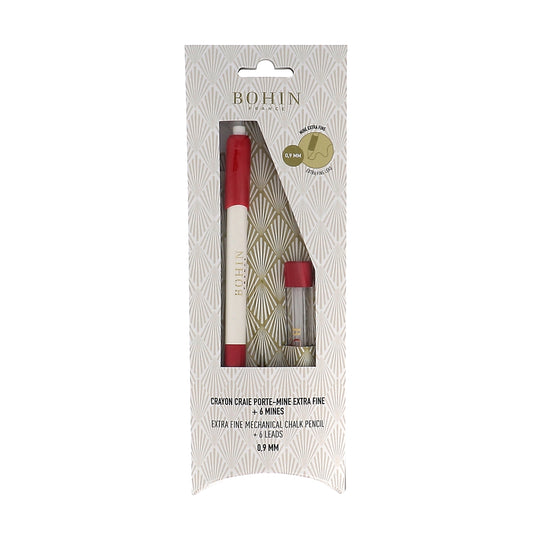Mechanical Chalk Pencil and Refill 0.9mm - White