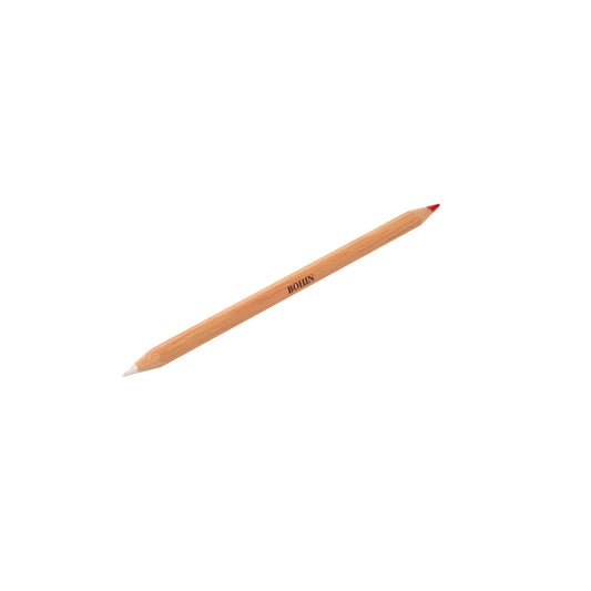 Dressmakers Pencils Bi-Coloured - White & Red