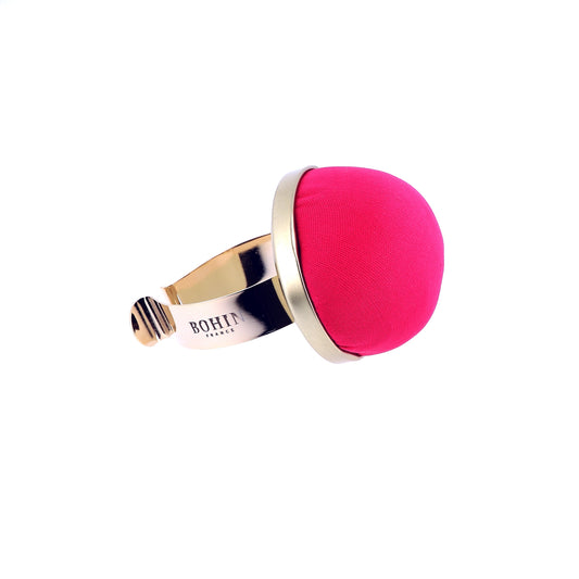 Pincushion - Fuchsia with Metal Bracelet