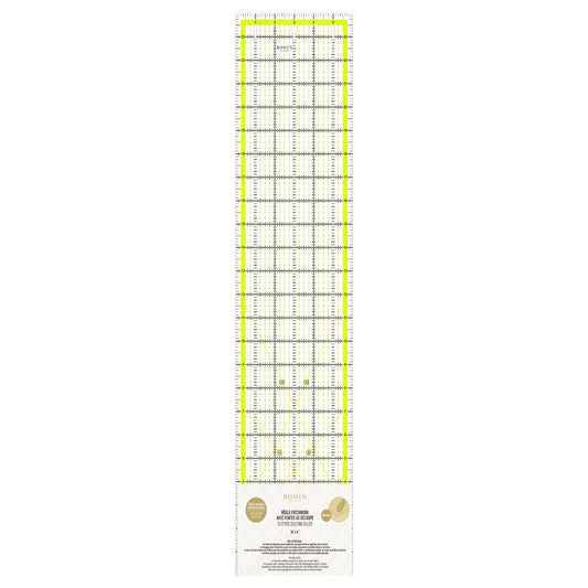 Slotted Quilting Ruler 24" x 6"