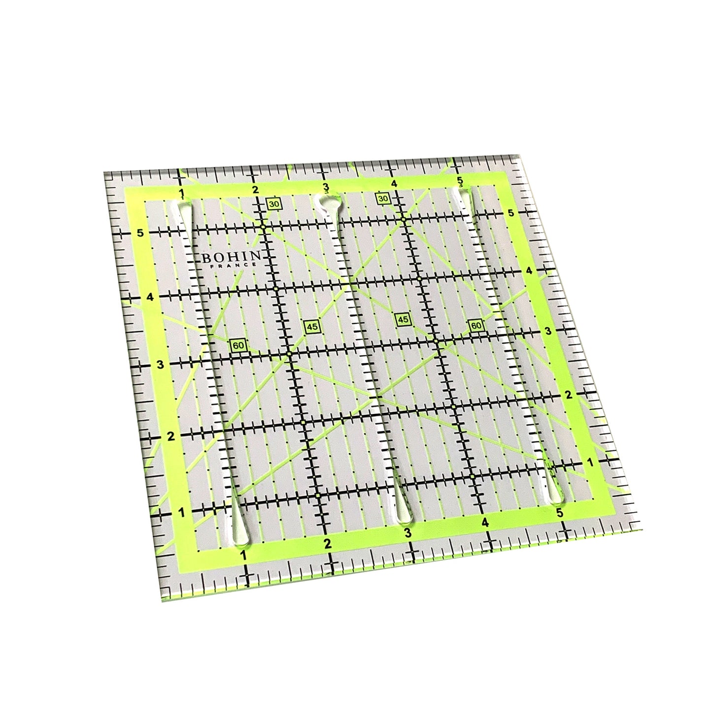 Slotted Quilting Ruler 6" x 6"