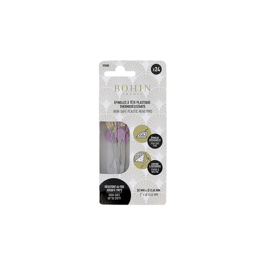 Iron-Safe Plastic Head Pins