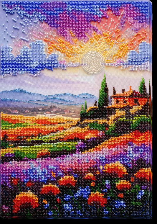 Evening Over the Meadow Beaded Embroidery Kit