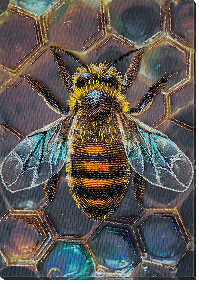 Honey Motif Beaded Embroidery Kit