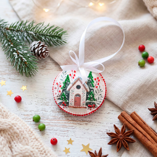 Christmas Song Ornament Beaded Embroidery Kit